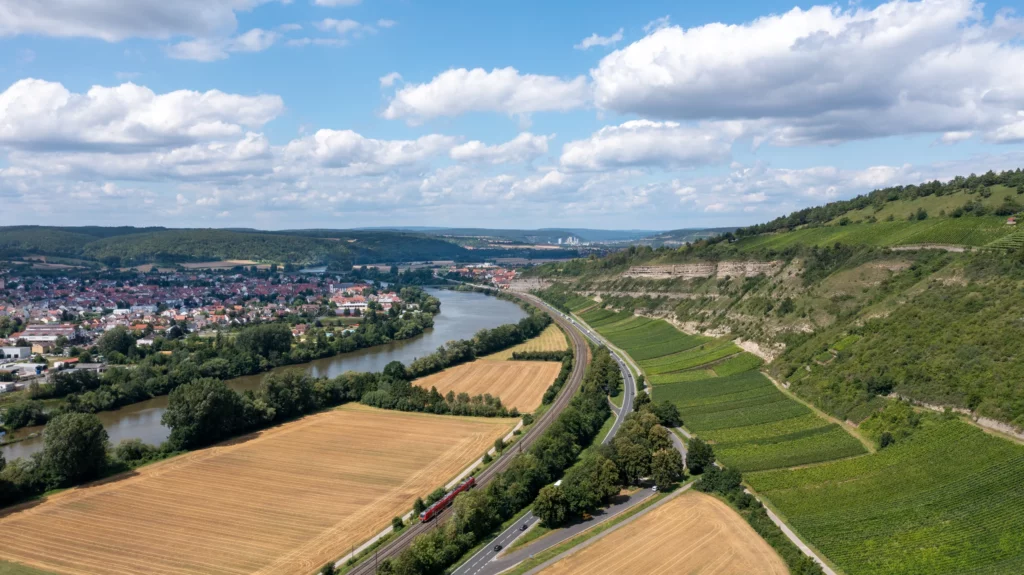 Luftbild Zellingen und Maintal